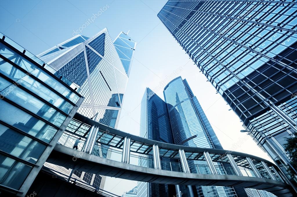 Edificio de banco moderno