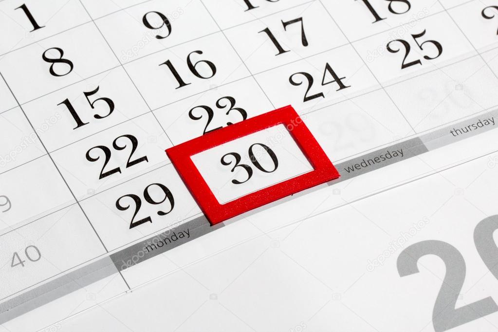 Calendario de cierre contable